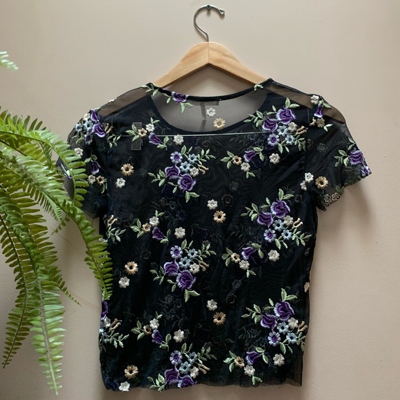 Urban Outfitters Mesh Top - Picture 2 of 3